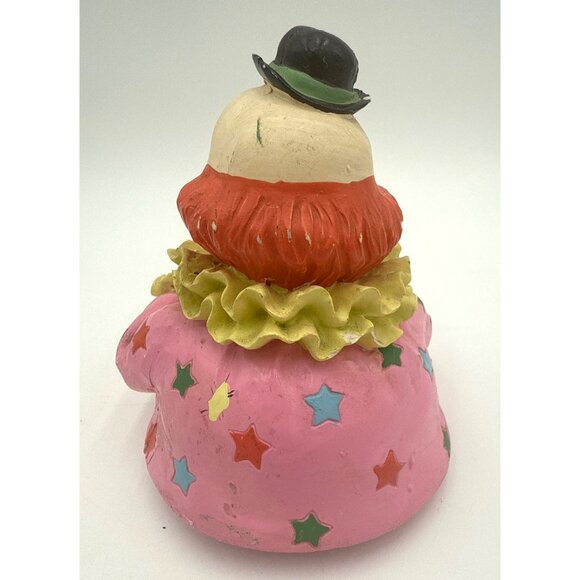 Vintage Ceramic Clown Figurine Revolving Music Box Works - Picture 3 of 6